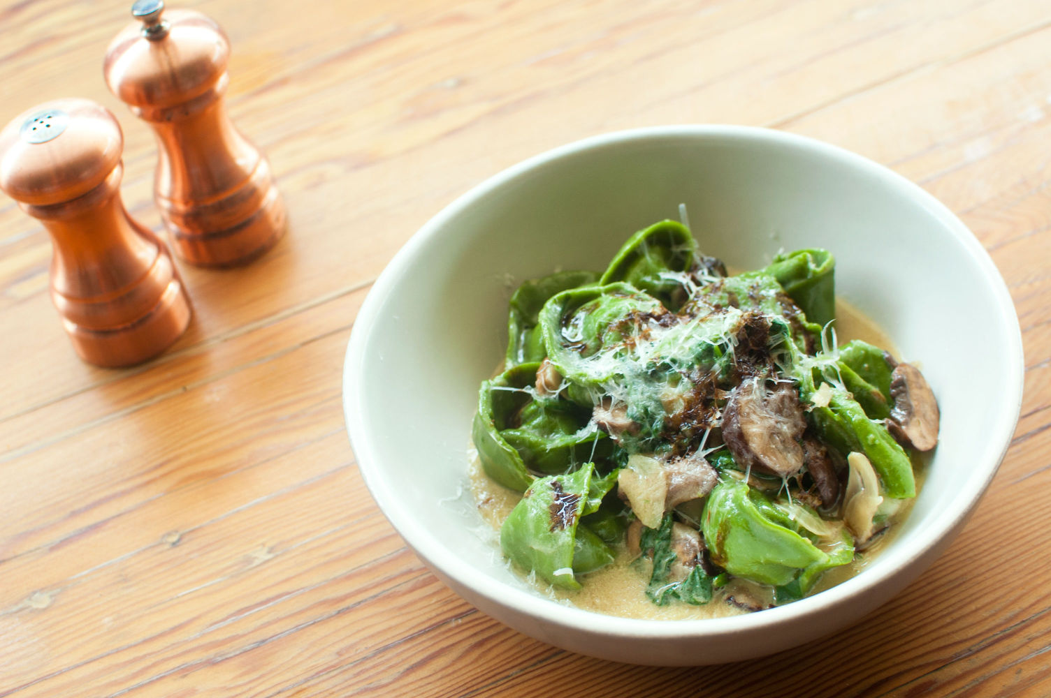 North Italia's spinach tortelloni